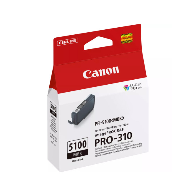 Чернильный картридж Canon PFI-5100 Matte Black