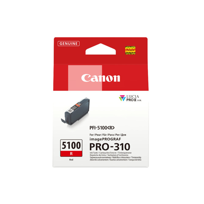 Чернильный картридж Canon PFI-5100 Red