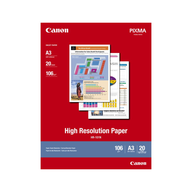 Фотобумага Canon HR-101N A3, 20 шт.