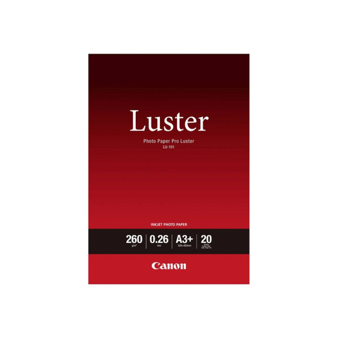 Глянцевитая фотобумага Canon LU-101 Pro Luster A3+ 20 шт.