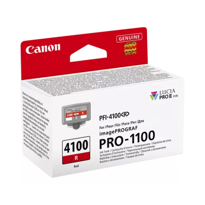 Чернильный картридж Canon PFI-4100 Red